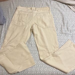 Cream jeans by edited